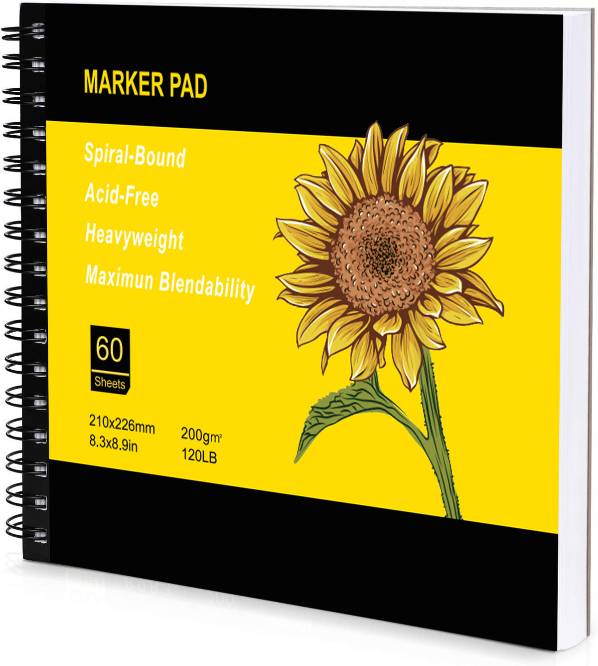 24K Sketch Book 78 Sheets Sketch Pad Spiral Bound Drawing Book For Kids And Adults