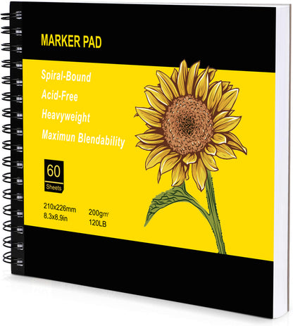 24K Sketch Book 78 Sheets Sketch Pad Spiral Bound Drawing Book For Kids And Adults