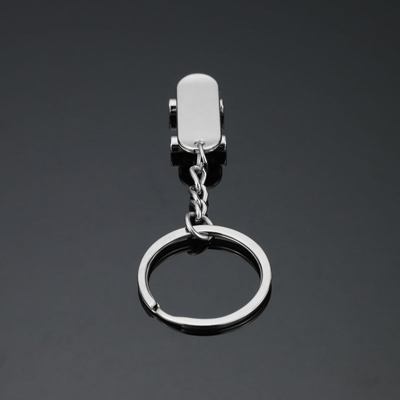 Tiny Skateboard Key Chain