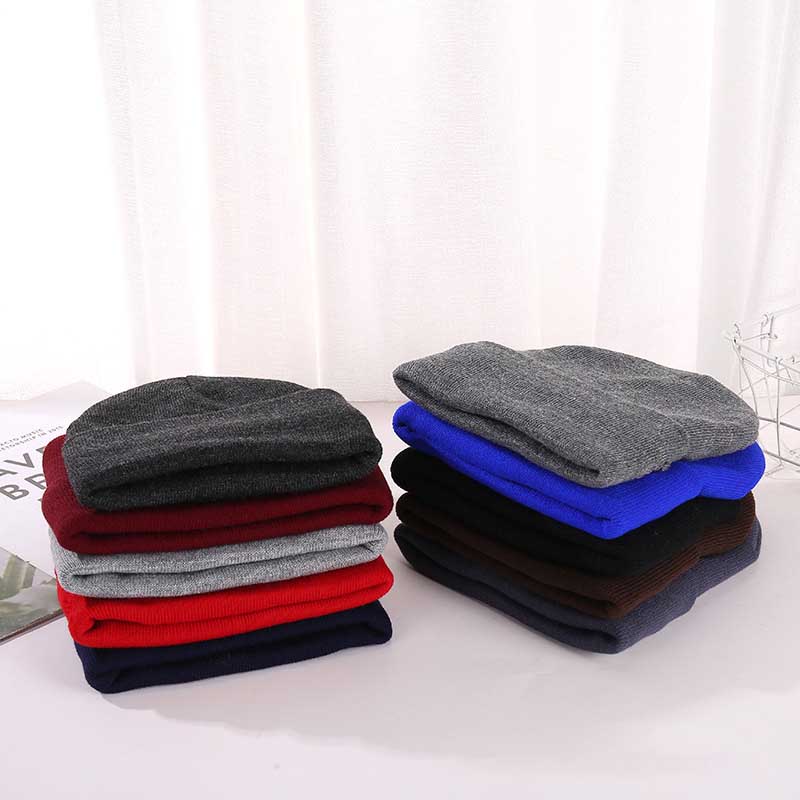 Fleece Lined & Thickened Unisex Adult Knit Cuffed Beanie Hat