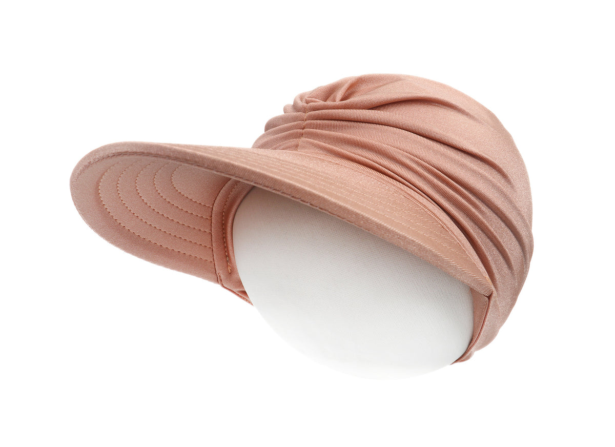Kids Sun Visor Hat Wide Brim UV Protection Summer Beach Hat Elastic Visor Sun Cap for Girl 5-9 Years