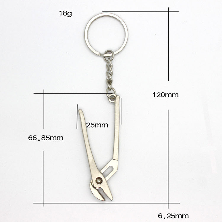 Diagonal Pliers Shaped Key Chain
