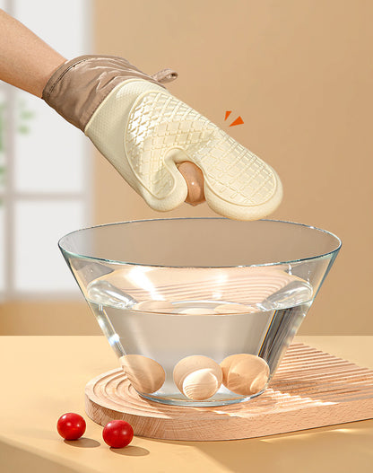 One pcs Silicone Heat Resistant Cooking Gloves Kitchen Oven Mitt for Cooking
