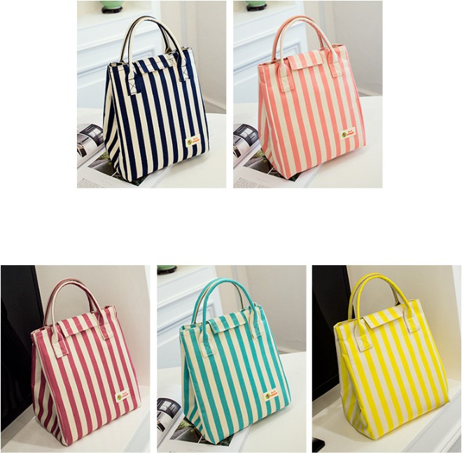 Oxford Insulated Cooler Tote Bag w/Top Velcro