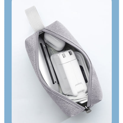 Water Resistant Zippered Oxford Electronics Organizer Bag Electronics Accessories Pouch