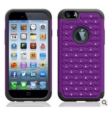 PU Covered w/Crystal Ryan Stone phone 6 Case Cover