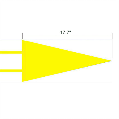 Custom Full Colored Felt Pennant Banner Flag