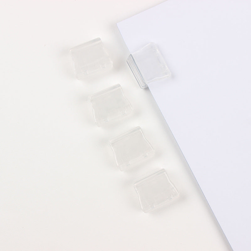 Transparent Book Clip Paper Clip Prevent Books From Curling Clip Bookmark