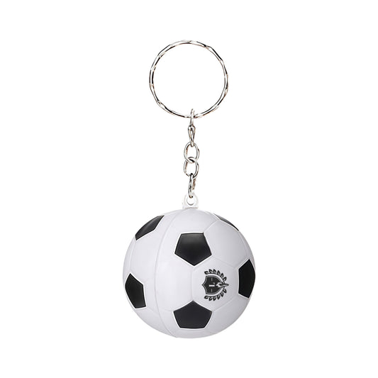 1 1/2" Soccer Stress Reliever Key Chain