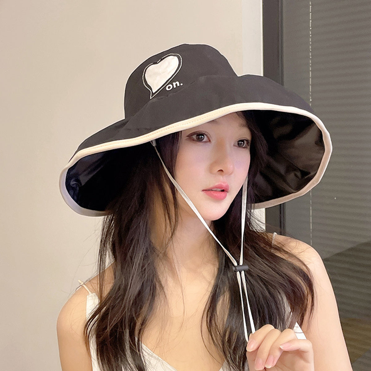 Women Mesh Sun Hats Summer Beach UV Protection UPF Packable Wide Brim Chin Strap