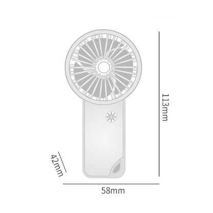 Mini Handheld Fan Portable Hanging Fan W/Carabiner