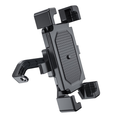 Bicycle Rearview Mirror Using Four Arms Phone Holder