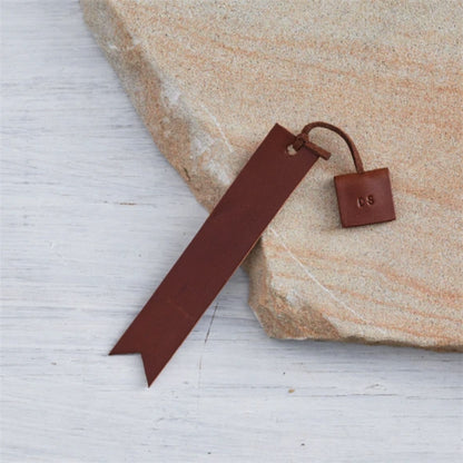 PU Leather Bookmark Classic Stitched Bookmark Page Markers Reading Gifts
