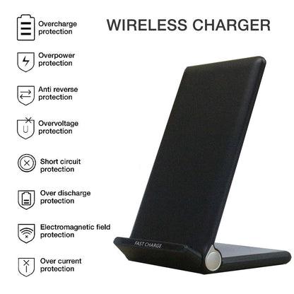 10W Hot Selling Foldable 2" 1 Charging Wireless Charger Phone Stand