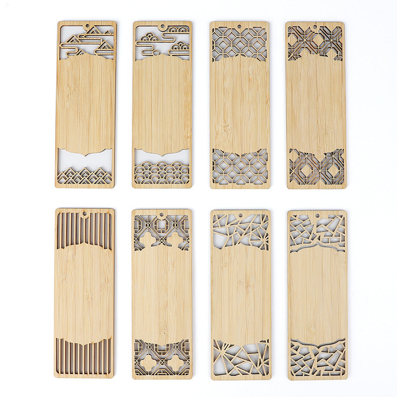 Bamboo Carving Bookmarks Hollow Bookmark For Women And Men