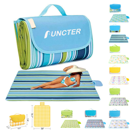 59 X 78.7" Waterproof Picnic Mat for Indoor and Outdoor