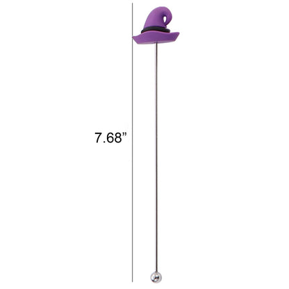 7.68 L Stainless Steel Witch HatTop Beverage Stirrers Coffee Stick