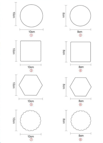 Full Color Custom Shaped Paper Coaster