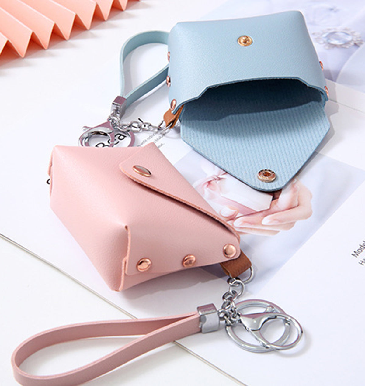 PU Coin Pouch Card Holder