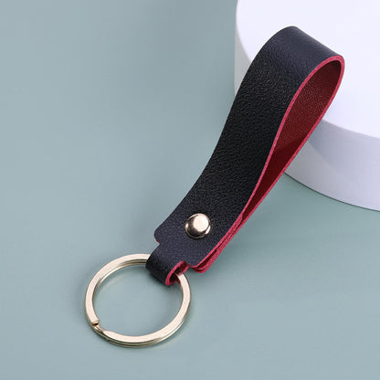 PU Leather Keychain for Car Home Key Ring Strap Holder Lanyard Women Men Universal Key Fob Keychain