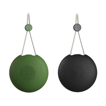 New Powerful Stereo Sound Round Shape Portable Wireless W/ Selfie Function