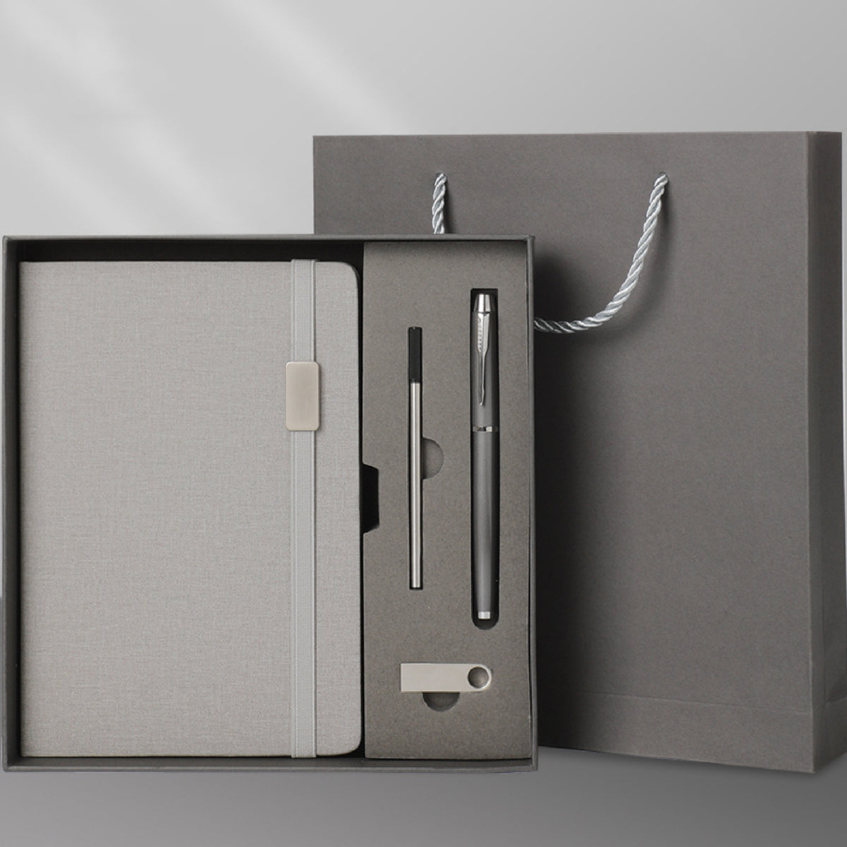 A5 Hardcover Bound Journal Gift Set College Lined Notebook Executive Notebook Gift Combo