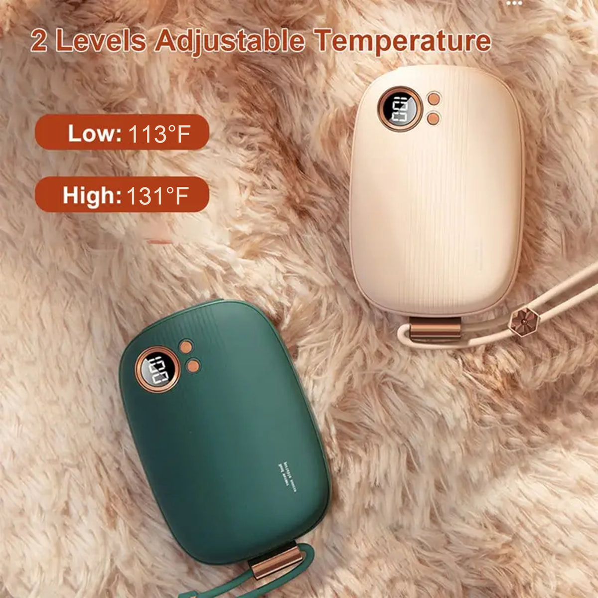 Rechargeable Power Bank Hand Heater 10,000mAh