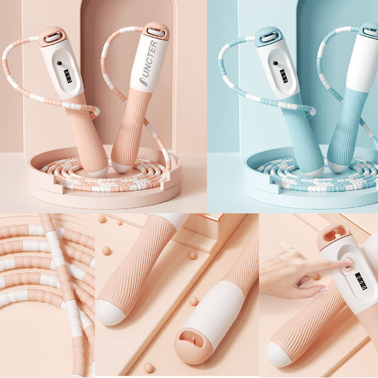 Soft Beaded Toddler Jump Rope Skipping Rope With Automatic Counting Function Speed Jumping Rope