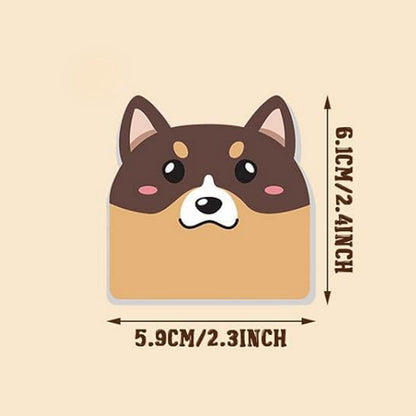 Custom 30 Sheets Paper Cute Dog Sticky Notes Markers Notes