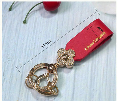 Car KeyChain Accessories With Bling Rhinestones