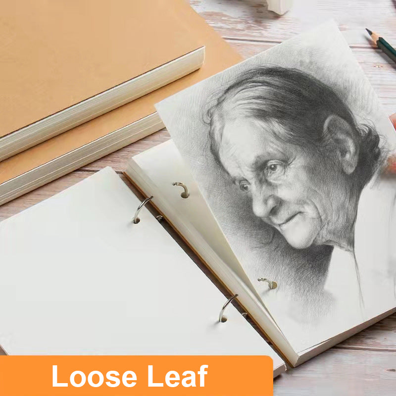 A4 Sketch Book 75 Sheets Loose Leaf Sketch Papers For Kids And Adults