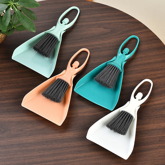 Tabletop Mini Dustpan and Brush Set for Cleaning