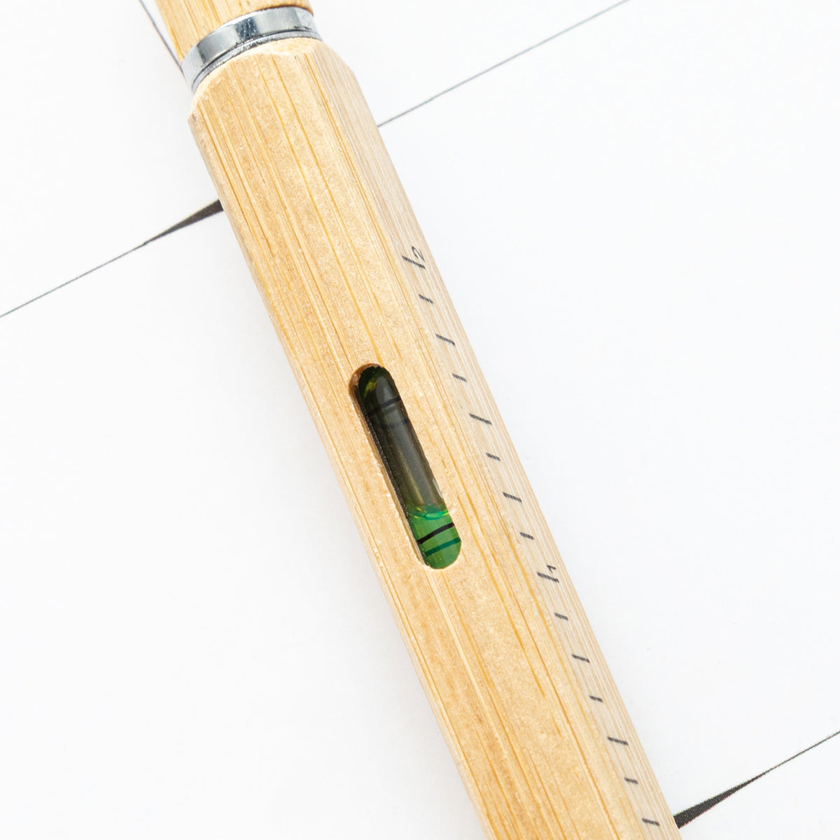 Multifunction Tool Pen, 6" 1 Tool with Ballpoint Pen, Touch Screen Stylus, Ruler, Spirit Level