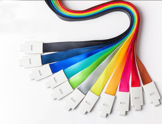 18" Colorful Polyester Lanyard