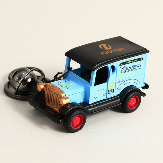Vintage Classic Car Model Keychain Car Shaped Keychain - Screen Printed