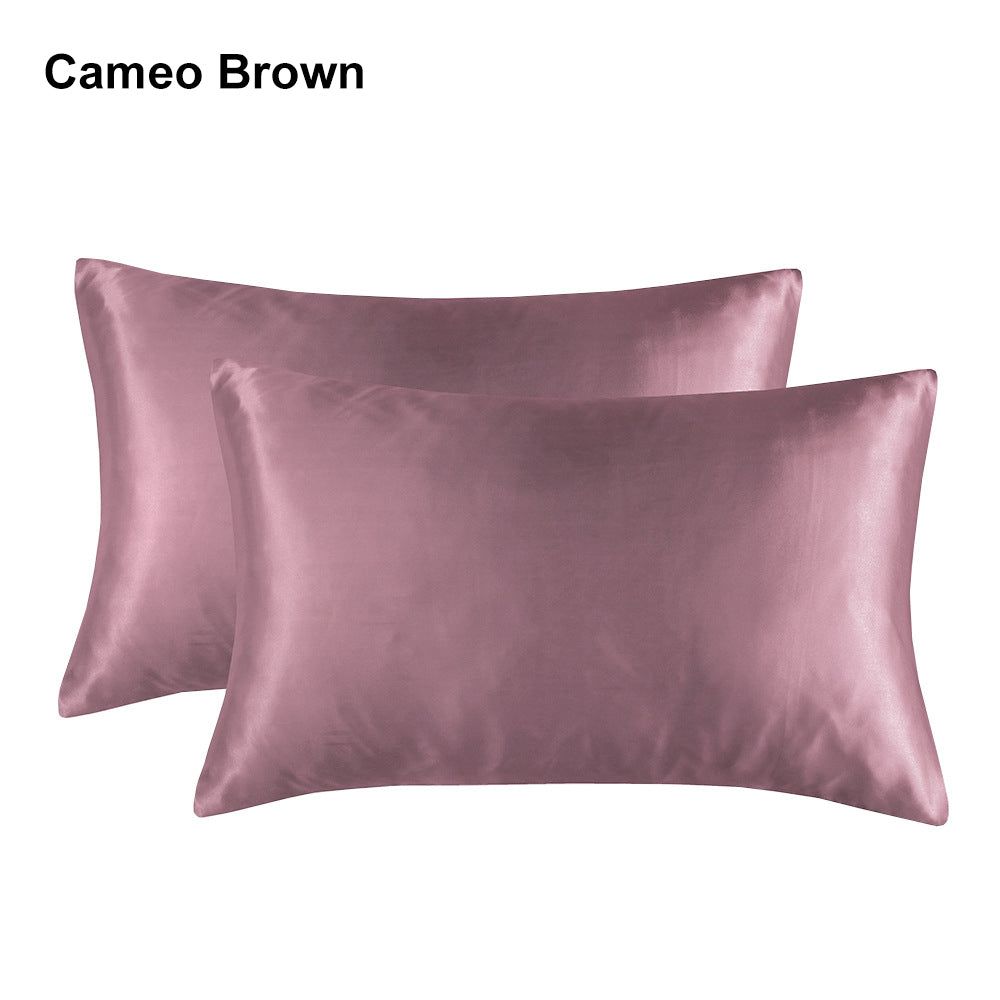 Full Printed 20 x 30" Premium Square Satin Silk Throw Pillowcase - Envelope Closure