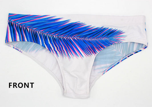 Men's Swim Briefs Sexy Bikini Solid Swimwear Swimsuit with Drawstring