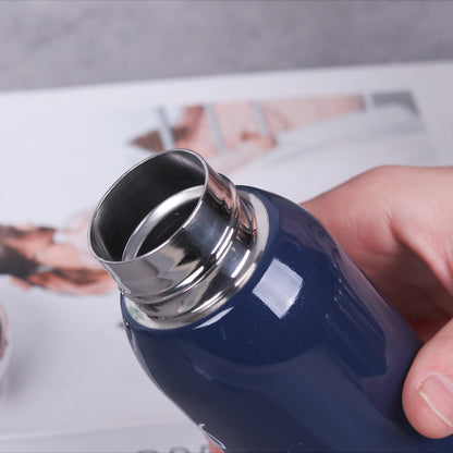 6oz/180ML 304 Stainless Steel Mini Insulated Water Bottle With Screw-on Lid Portable Vaccum Mug