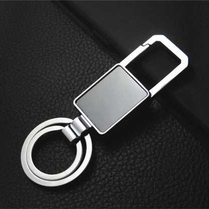 Auto Keychain Rotating Rectangle Shape Key Ring With Hook