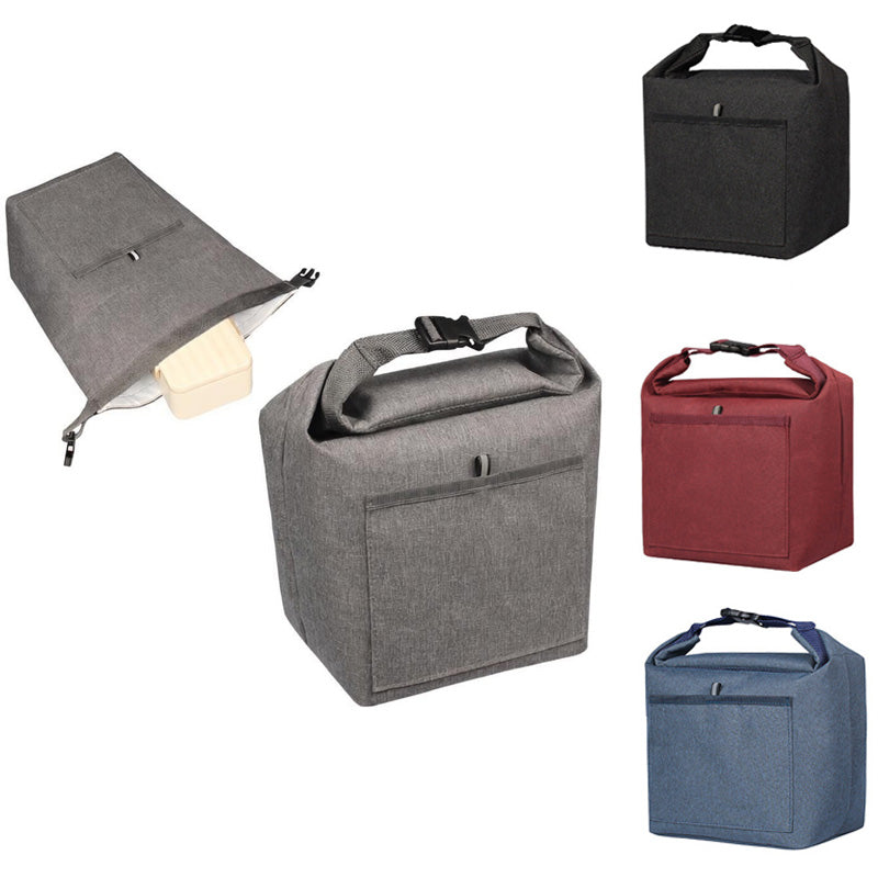 300D Oxford Cloth Insulated Lunch Tote, Leakproof & Easy-Clean Cooler Bag