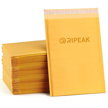 9.7 x 11" Kraft Bubble Mailer Self Seal Padded Envelopes for Shipping/ Packaging/ Mailing