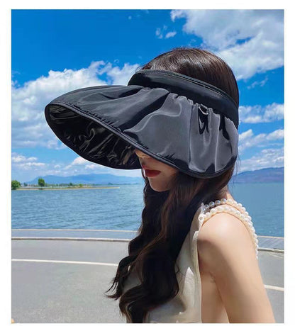 Outdoor UPF50+ Sun Hat Wide Brim Mesh Fishing Hat