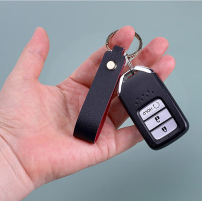 PU Leather Keychain for Car Home Key Ring Strap Holder Lanyard Women Men Universal Key Fob Keychain