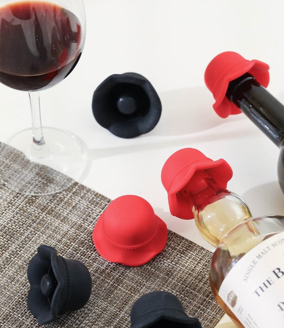 Silicone Bowler Hat Wine Stoppers