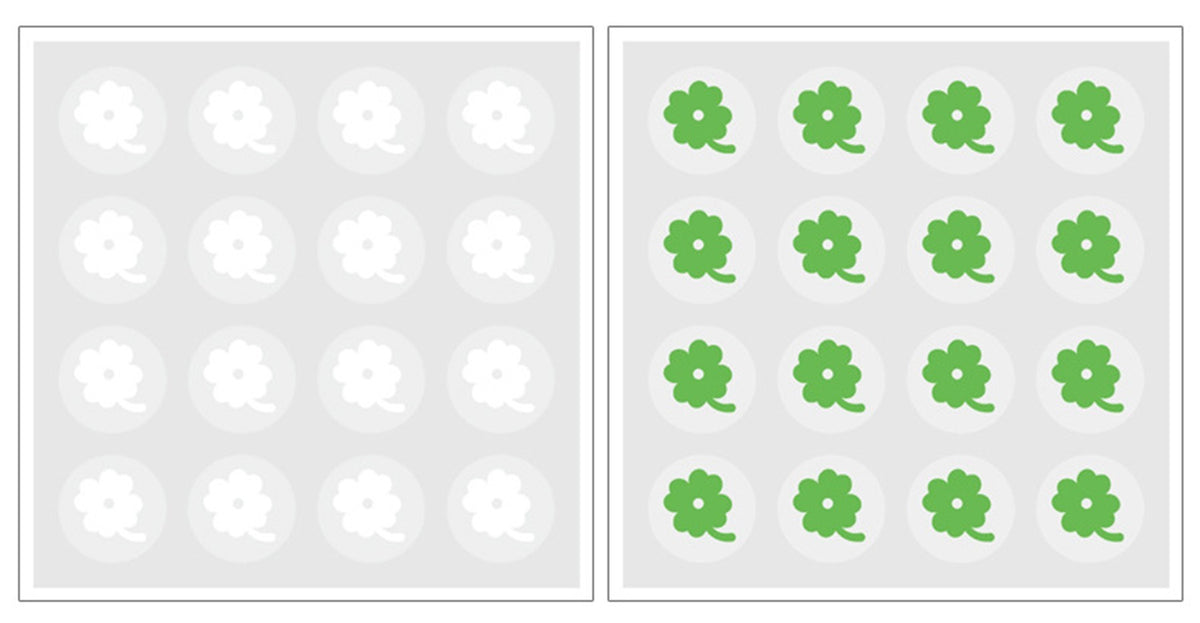 16Pcs / Sheets Sunburn Alert Sticker Four-leaf Clover Detection Reminder UV Stickers for Sunscreen