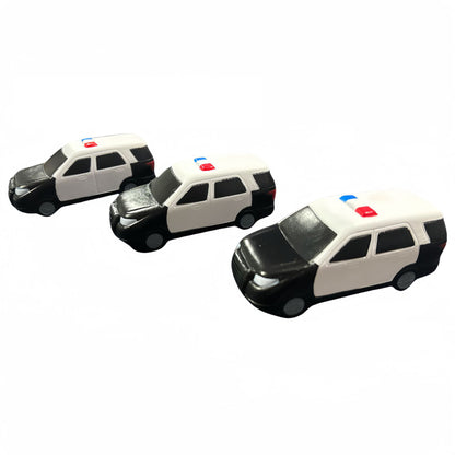 Squad Car Stress Reliever PU Foam Toy Squad Car Model Decoration Pressure Relief Grip Ball