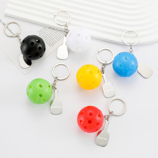 Portable Pickleball Paddle Keychain Luggage Tags