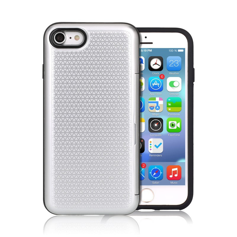 Hard Phone Case w/Hidden Card Case for phone7