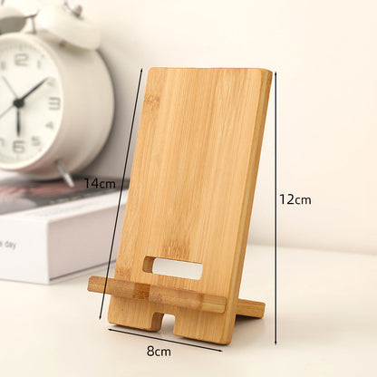 Wood Cell Phone Stand For Desk Phone Holder Tablet Display Stand (Medium Size)