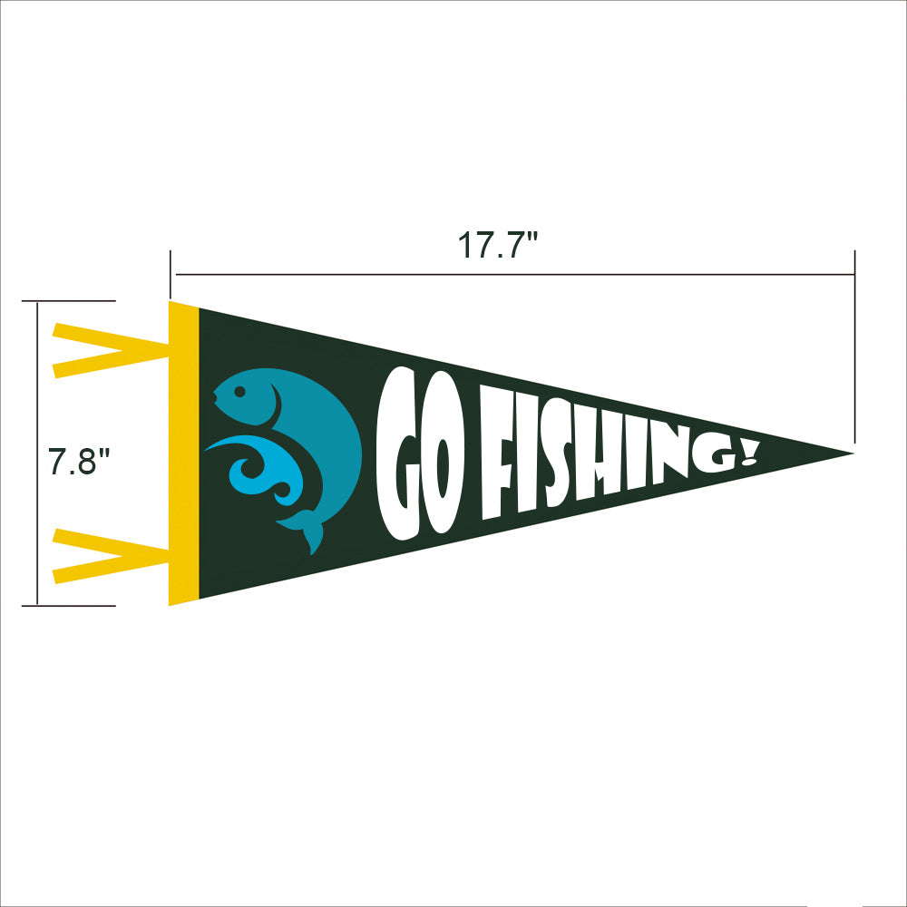 Custom Full Colored Felt Pennant Flag Banner